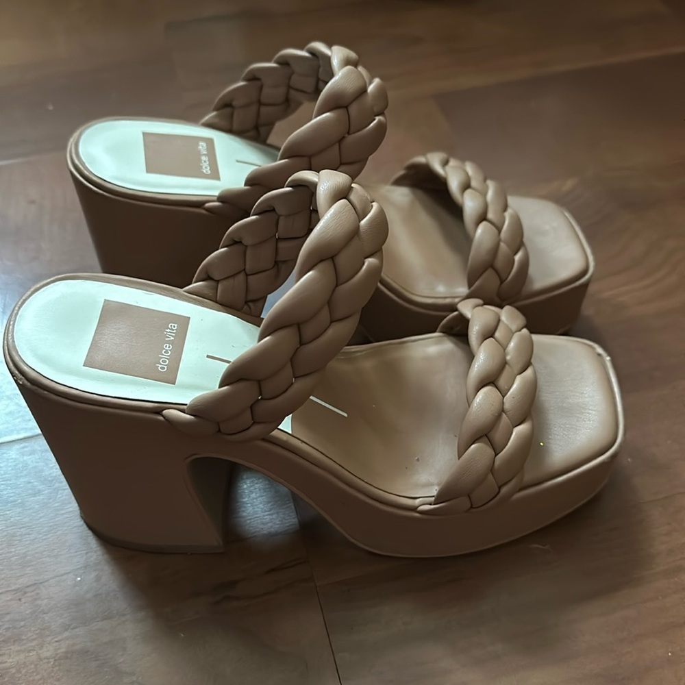 Pre owned Dolce Vita wedge sandal.